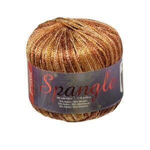 NEW 3x PREMIER Spangle Glitter Yarn BUNDLE color-Coppertones @164yds#3 yarn